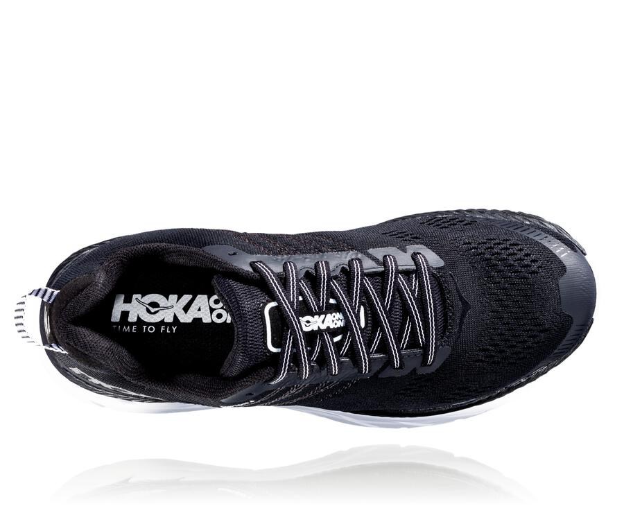 Hoka One One Yürüyüş Ayakkabısı Kadın Siyah/Beyaz - Clifton 6 - KJ8275069